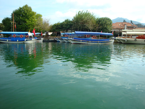 boats moored
